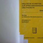 خرید و دانلود نسخه کامل کتاب Hallesche Schriften zur Sprechwissenschaft und Phonetik Band 1