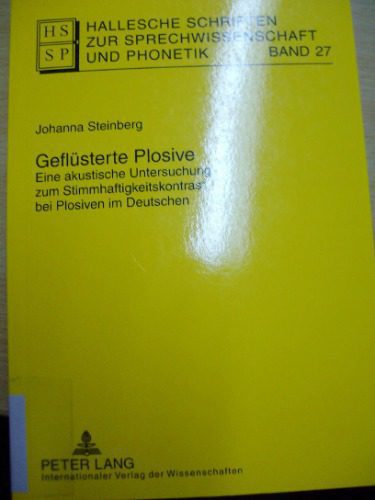 خرید و دانلود نسخه کامل کتاب Hallesche Schriften zur Sprechwissenschaft und Phonetik Band 27_68bd86224f3ef.jpeg خرید و دانلود نسخه کامل کتاب Hallesche Schriften zur Sprechwissenschaft und Phonetik Band 27