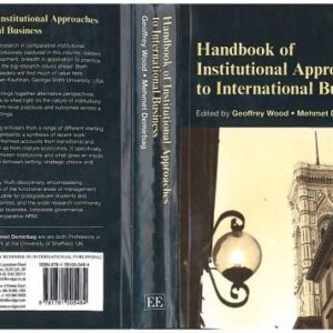 خرید و دانلود نسخه کامل کتاب Handbook Institutional Approaches to International Business