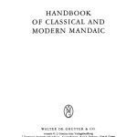 خرید و دانلود نسخه کامل کتاب Handbook of Classical and Modern Mandaic