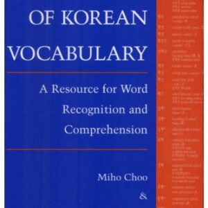 خرید و دانلود نسخه کامل کتاب Handbook of Korean Vocabulary: A Resource for Word Recognition and Comprehension