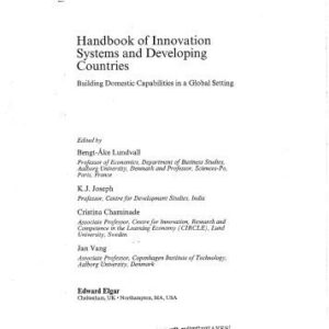 خرید و دانلود نسخه کامل کتاب Handbook on Innovation Systems and Developing Countries: Building Domestic Capabilities in a Global Setting