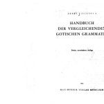 خرید و دانلود نسخه کامل کتاب Handbuch der vergleichenden gotischen Grammatik