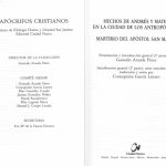 خرید و دانلود نسخه کامل کتاب Hechos de Andres y Mateo en la ciudad de los antropofagos. Martirio del apostol san Mateo