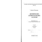 خرید و دانلود نسخه کامل کتاب Hethitisches etymologisches Glossar. Teil III (T)