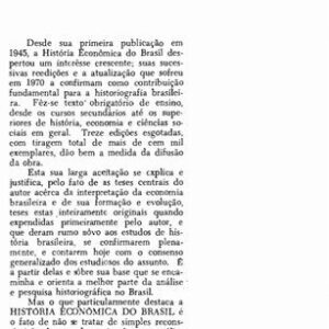 خرید و دانلود نسخه کامل کتاب História Econômica do Brasil