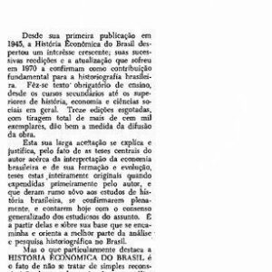 خرید و دانلود نسخه کامل کتاب História Econômica do Brasil