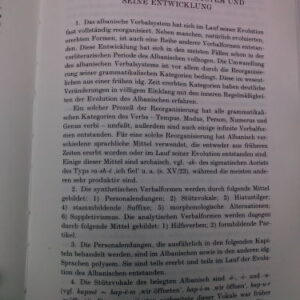 خرید و دانلود نسخه کامل کتاب Historische Grammatik der albanischen Sprache (Teil 2)