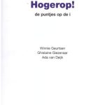 خرید و دانلود نسخه کامل کتاب Hogerop! De puntjes op de i