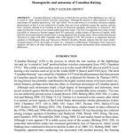 خرید و دانلود نسخه کامل کتاب Homogeneity and autonomy of Canadian Raising