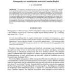 خرید و دانلود نسخه کامل کتاب Homogeneity as a sociolinguistic motive in Canadian English