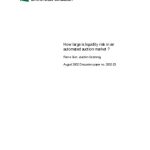 خرید و دانلود نسخه کامل کتاب How Large Is Liquidity Risk In An Automated