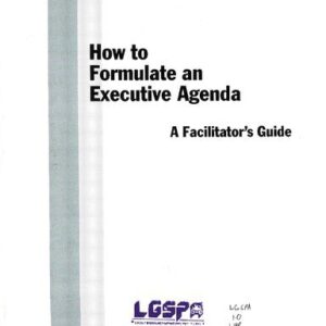 خرید و دانلود نسخه کامل کتاب How to Formulate an Executive Agenda. A Facilitator’s Guide