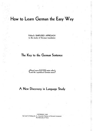 خرید و دانلود نسخه کامل کتاب How to Learn German the Easy Way: The Key to the German Sentence_68bcb1f8b0ca4.jpeg خرید و دانلود نسخه کامل کتاب How to Learn German the Easy Way: The Key to the German Sentence