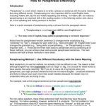 خرید و دانلود نسخه کامل کتاب How to Paraphrase Effectively in English