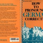 خرید و دانلود نسخه کامل کتاب How To Pronounce German Correctly Audio Cassette and Book in clamshell Case
