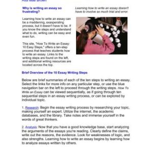 خرید و دانلود نسخه کامل کتاب How To Write An Essay: 10 Easy Steps