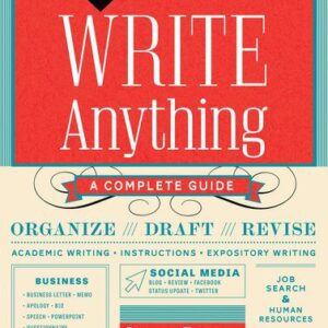 خرید و دانلود نسخه کامل کتاب How to Write Anything: A Complete Guide