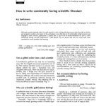 خرید و دانلود نسخه کامل کتاب How to Write Consistently Boring Scientific Literature