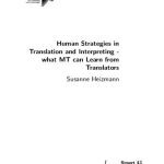 خرید و دانلود نسخه کامل کتاب Human Strategies in Translation and Interpreting what MT can Learn from Translators