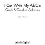 خرید و دانلود نسخه کامل کتاب I Can Write My ABC’s: Quick & Creative Activities