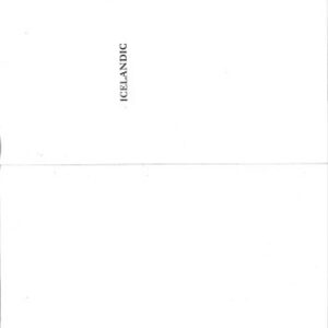 خرید و دانلود نسخه کامل کتاب Icelandic: Grammar, Text and Glossary, 2nd Edition