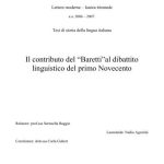 خرید و دانلود نسخه کامل کتاب Il contributo del Baretti al dibattito linguistico del primo Novecento