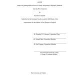 خرید و دانلود نسخه کامل کتاب Improving Orthographical Errors in Kanji: Integrating Calligraphy Methods