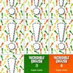 خرید و دانلود نسخه کامل کتاب Incredible English 3, 4. Game cards