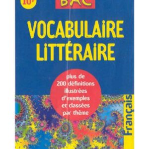 خرید و دانلود نسخه کامل کتاب Infopoche bac: Vocabulaire littéraire