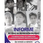 خرید و دانلود نسخه کامل کتاب Informe 80 días de represión en Perú. Vulneraciones de derechos humanos durante movilizaciones. Del 07/12/22 al 26/02/23