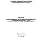 خرید و دانلود نسخه کامل کتاب Informe final. Disposición a pagar por seguros de salud en los segmentos no asalariados de medianos y altos ingresos ¿existe una demanda potencial en el Lima Metropolitana?