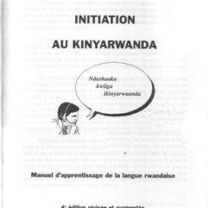 خرید و دانلود نسخه کامل کتاب Initiation au Kinyarwanda