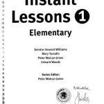 خرید و دانلود نسخه کامل کتاب Instant Lessons 1. Elementary