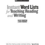 خرید و دانلود نسخه کامل کتاب Instant Word Lists for Teaching Reading and Writing