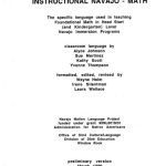خرید و دانلود نسخه کامل کتاب Instructional Navajo – Math