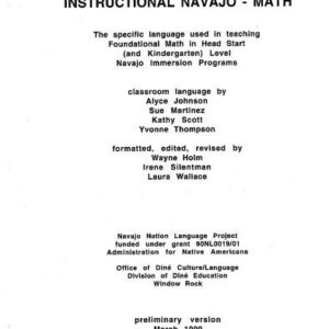 خرید و دانلود نسخه کامل کتاب Instructional Navajo – Math