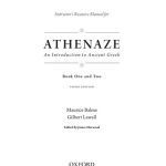 خرید و دانلود نسخه کامل کتاب Instructor’s Resource Manual for Athenaze – An Introduction to Ancient Greek – Book One and Two