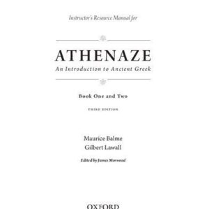 خرید و دانلود نسخه کامل کتاب Instructor’s Resource Manual for Athenaze – An Introduction to Ancient Greek – Book One and Two
