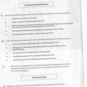 خرید و دانلود نسخه کامل کتاب Integrated Chinese Workbook Volume 2 4th Edition