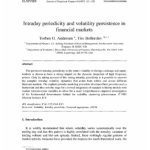 خرید و دانلود نسخه کامل کتاب Intraday periodicity and volatility persistence in financial markets