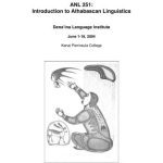 خرید و دانلود نسخه کامل کتاب Introduction to Athabascan Linguistics. Dena