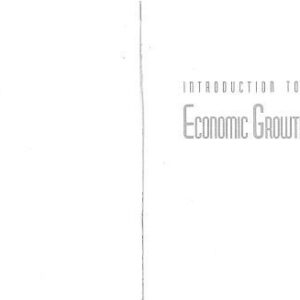 خرید و دانلود نسخه کامل کتاب Introduction to Economic Growth