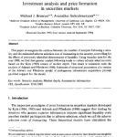 خرید و دانلود نسخه کامل کتاب Investment Analysis And Price Formation In Securities Markets