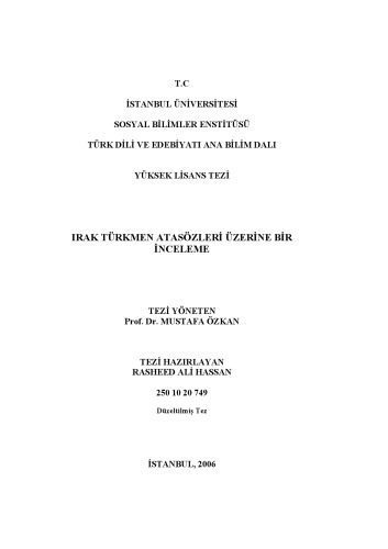 خرید و دانلود نسخه کامل کتاب Irak Türkmen Atasözleri Üzerine Bir Inceleme_68b90687ec6ae.jpeg خرید و دانلود نسخه کامل کتاب Irak Türkmen Atasözleri Üzerine Bir Inceleme