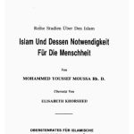 خرید و دانلود نسخه کامل کتاب Islam und dessen Notwendigkeit fur die Menschheit