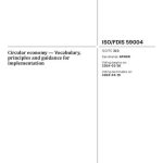 خرید و دانلود نسخه کامل کتاب ISO/FDIS 59004:2024 Circular economy — Vocabulary, principles and guidance for implementation