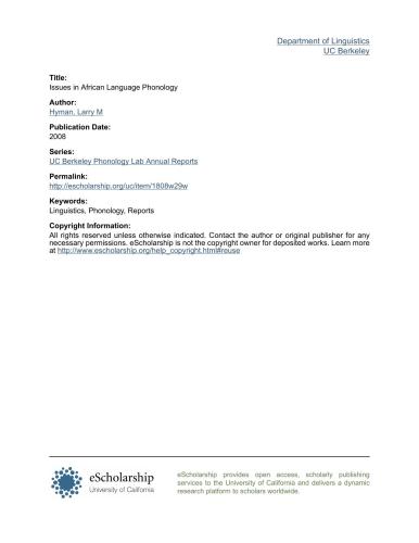 خرید و دانلود نسخه کامل کتاب Issues in African language phonology_68b92d238b270.jpeg خرید و دانلود نسخه کامل کتاب Issues in African language phonology