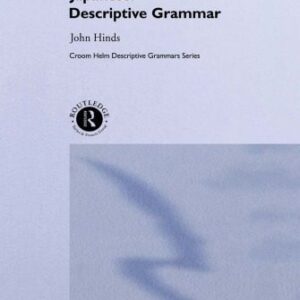 خرید و دانلود نسخه کامل کتاب Japanese: Descriptive Grammar