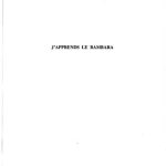 خرید و دانلود نسخه کامل کتاب J’apprends le Bambara